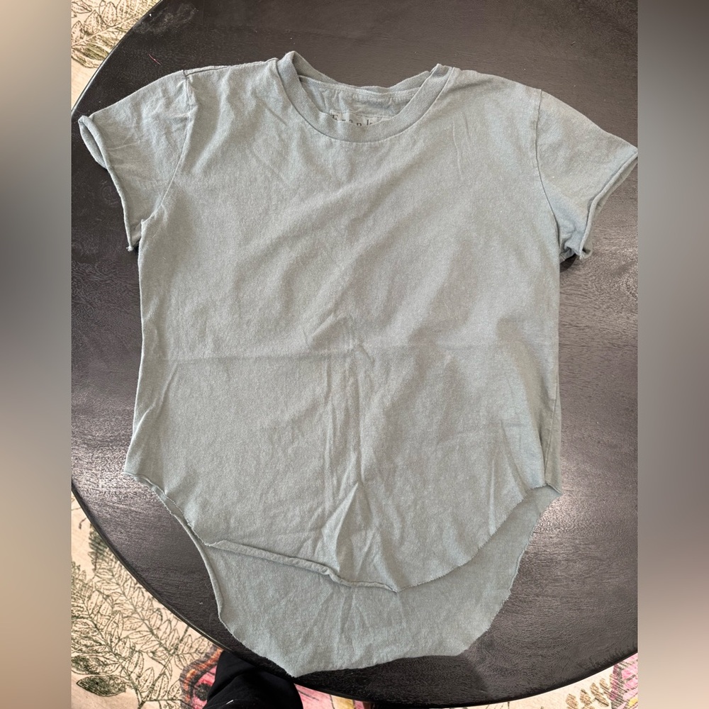 💚🥬Frank & Eileen🥬💚Theo Heritage Jersey Tee in Artichoke Size S